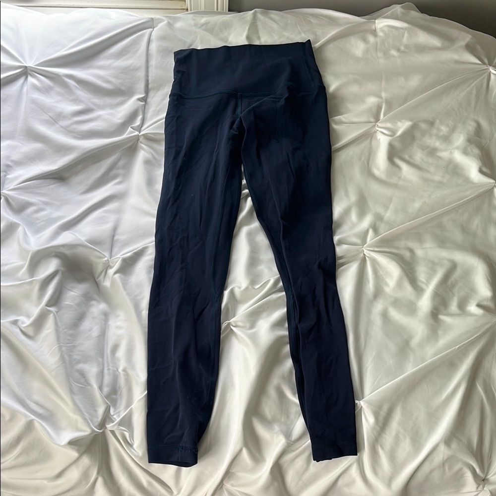 Navy Lululemon Align Leggings 25” Size 4
